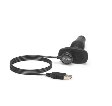 Zdalnie sterowany plug analny - B-Vibe Novice Plug Black